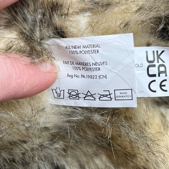 Realistic Sloth Body Warmer Marshalls 2023 Brown Tan Plush Animal - Picture 6 of 11